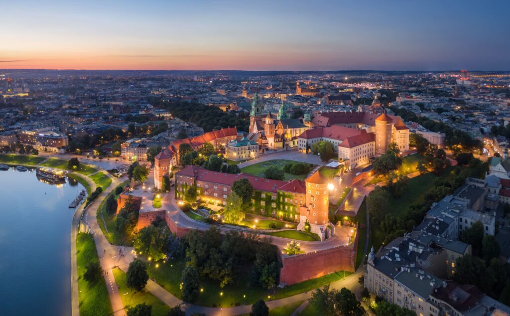 Castillo de Cracovia Polonia, ciudades más baratas de Europa