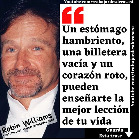 Frases motivadoras de Robin Williams 