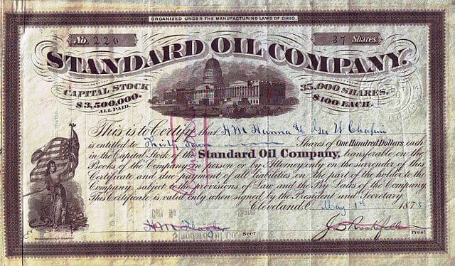 Standard Oil company en  1878