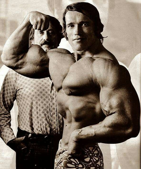 Arnold Schwarzenegger y Joe Weider